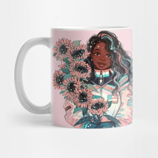 Astronaut x Bouquet Mug